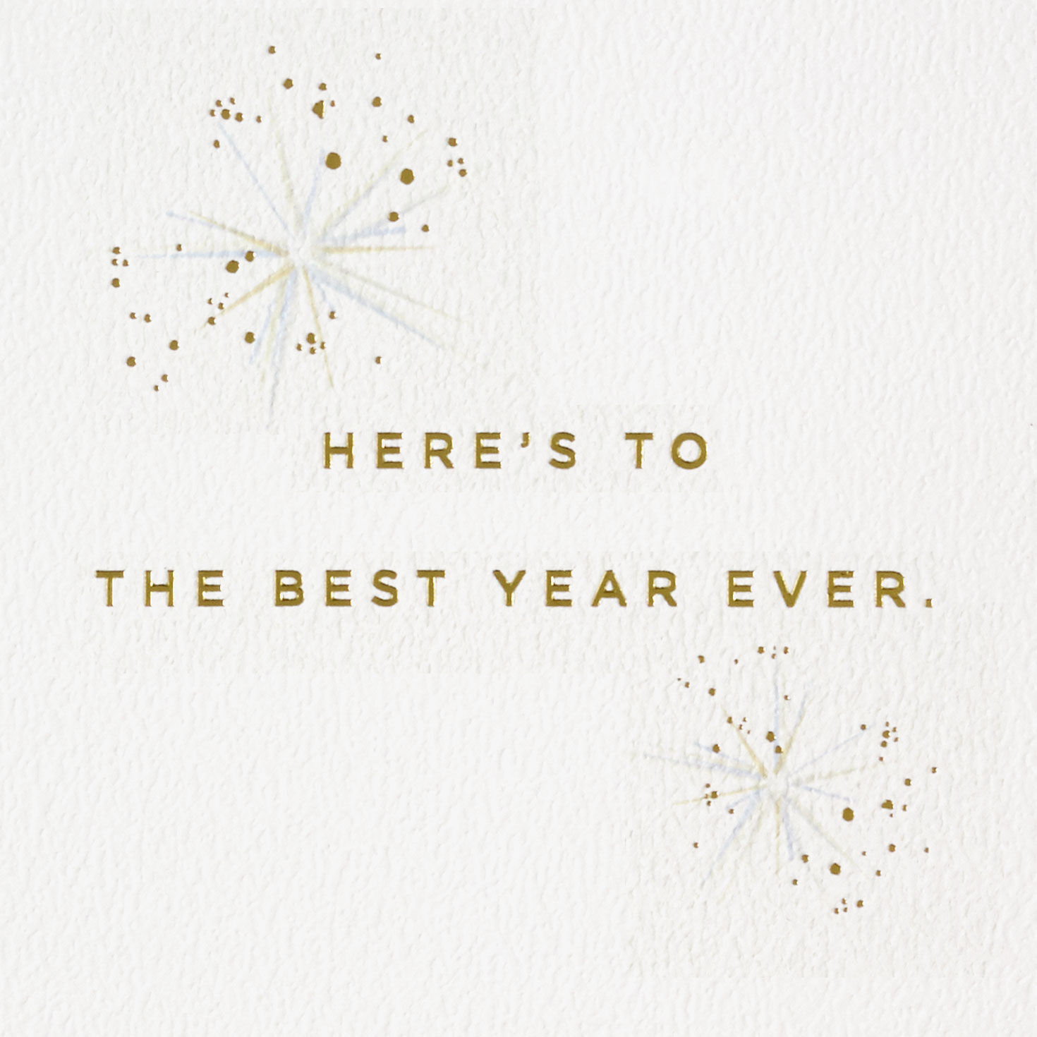 Gold Star Sparkler Navy Birthday Card sentiment image number 2