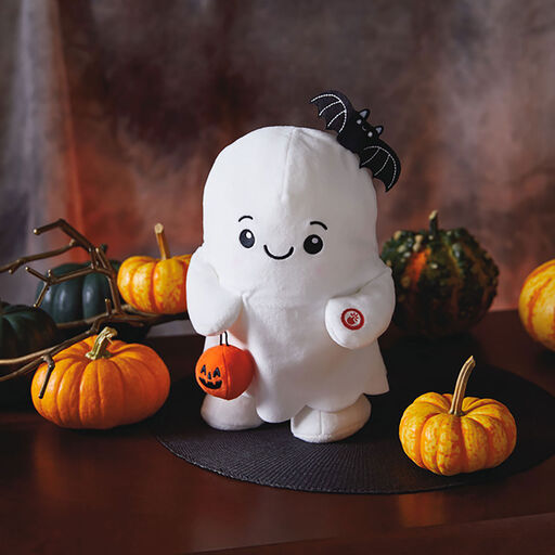 Who Wants Some Treats Ghost Plush With Sound and Motion, 11.75", 