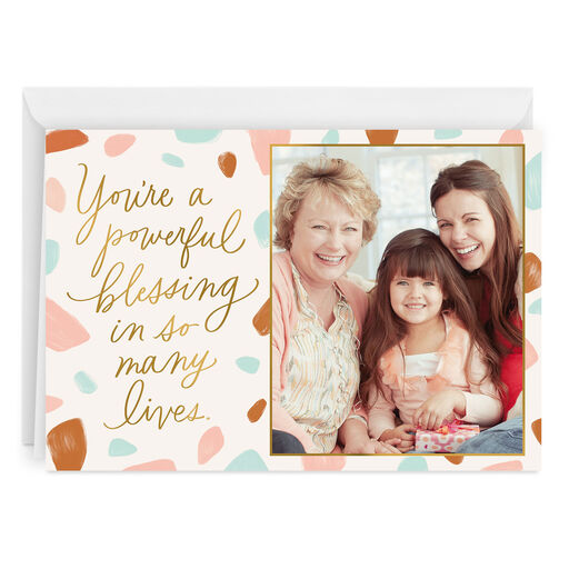 Personalized You’re a Blessing Photo Card, 
