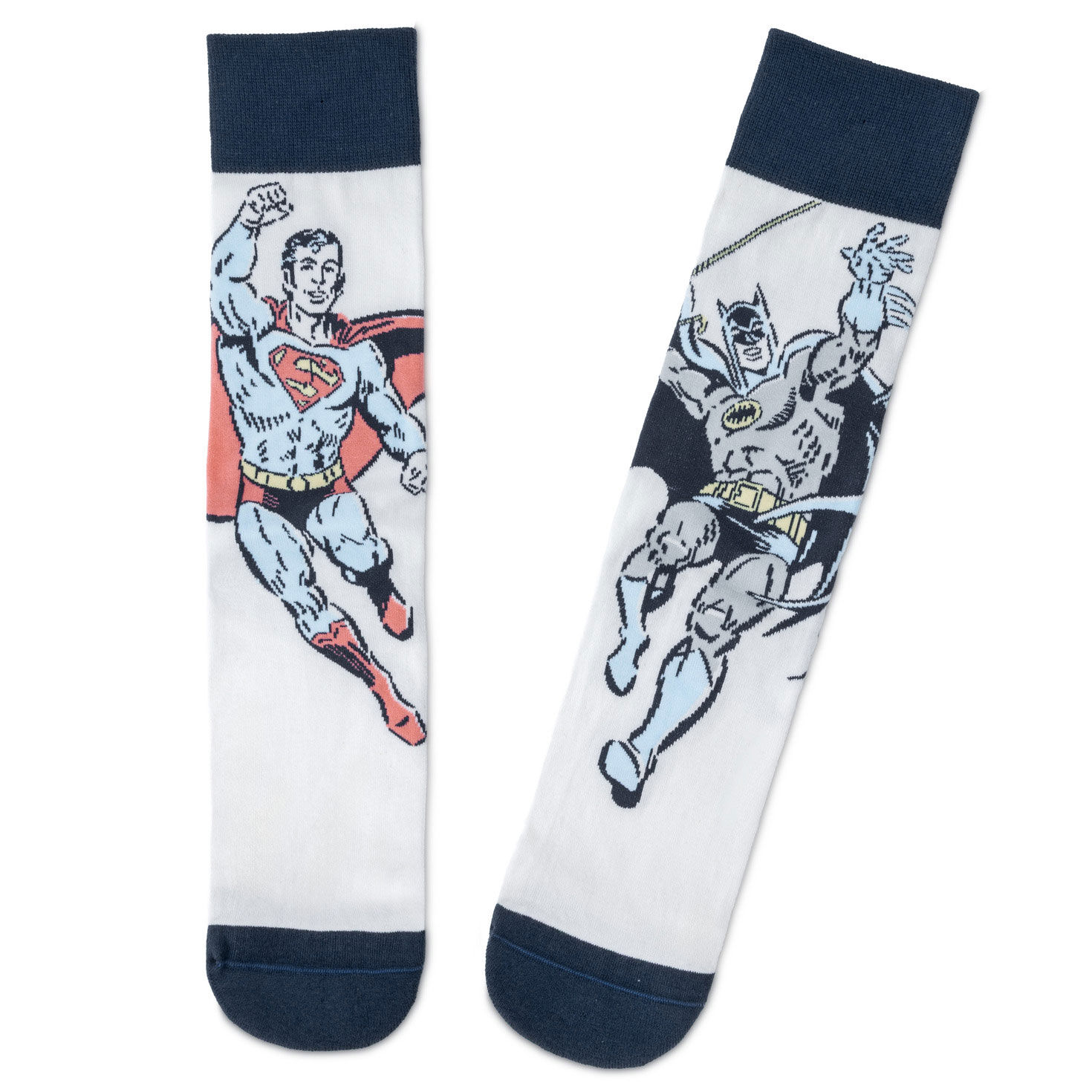 DC™ Superman™ and Batman™ Novelty Crew Socks