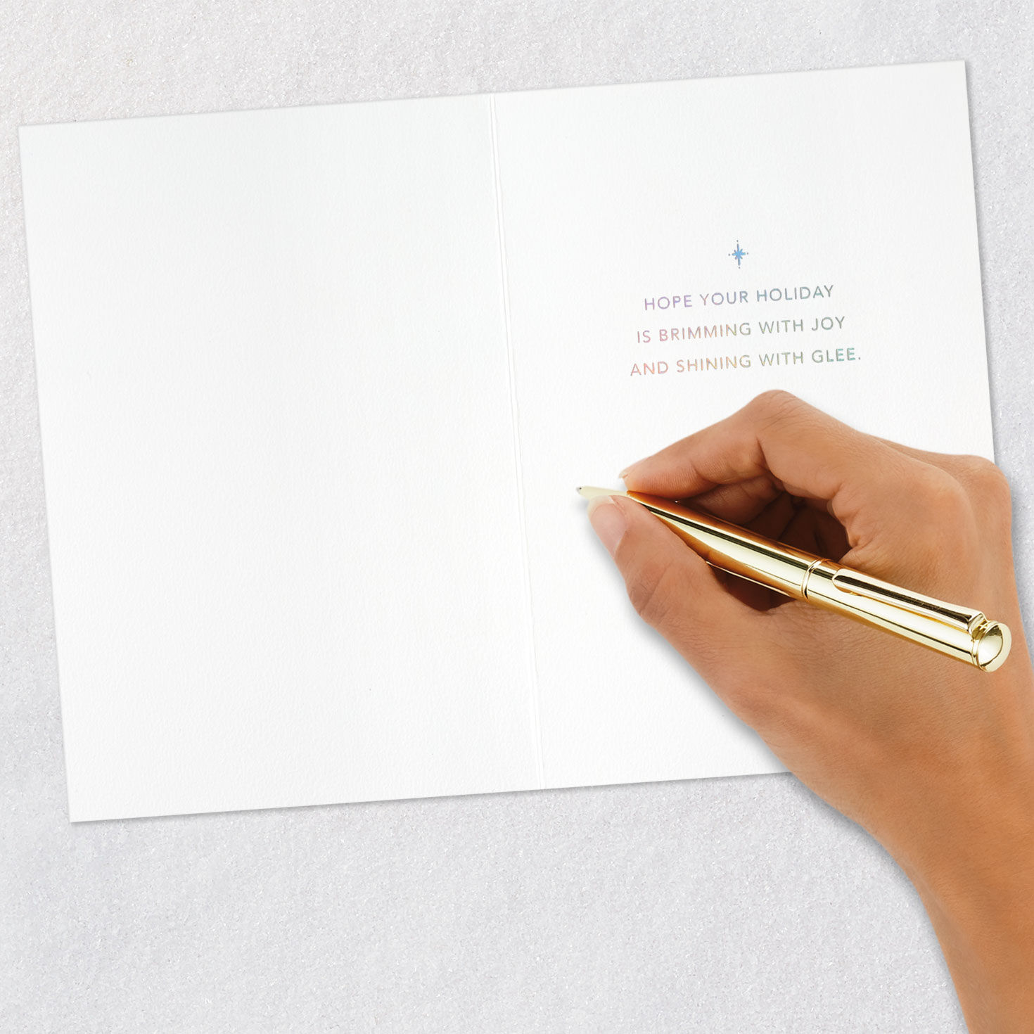 Disco Ball Santa Snowman Christmas Card, , large image number 6