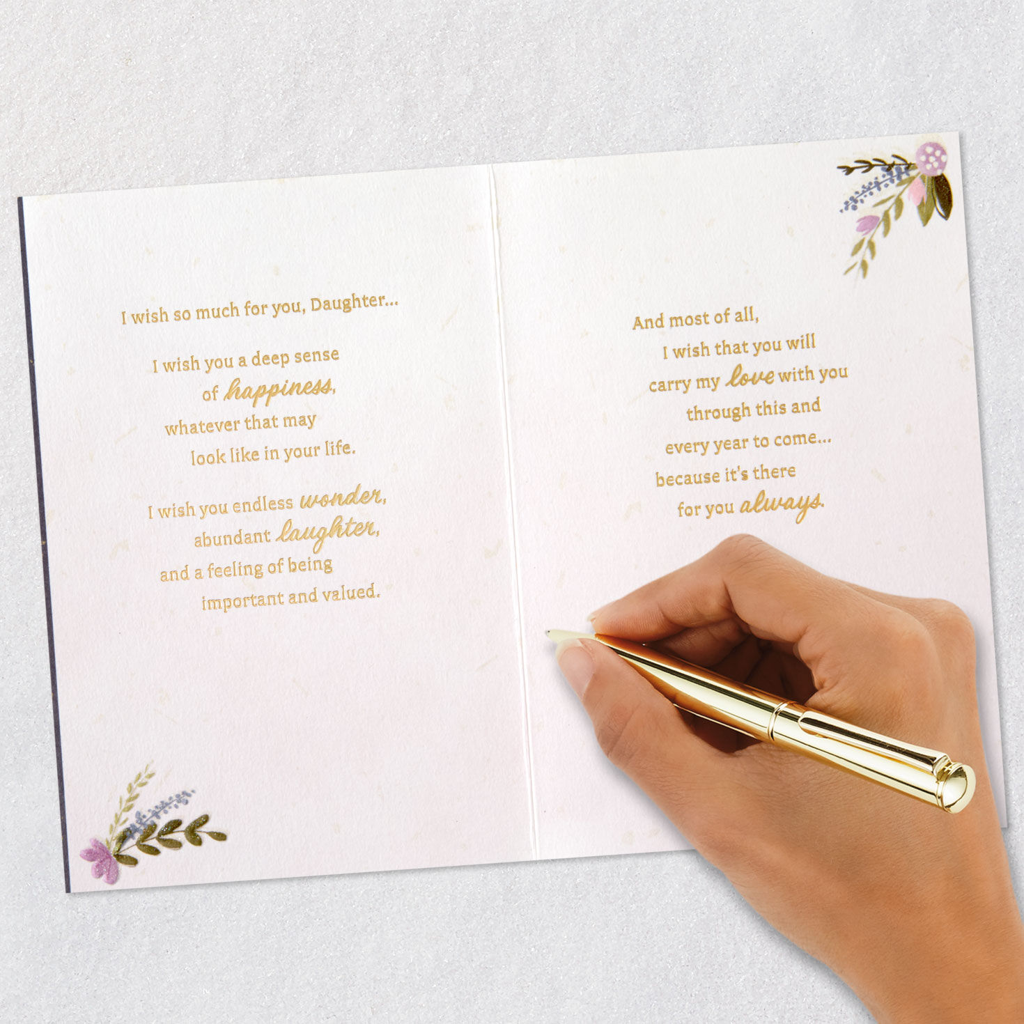 I Wish So Much for You Birthday Card for Daughter, , large image number 7