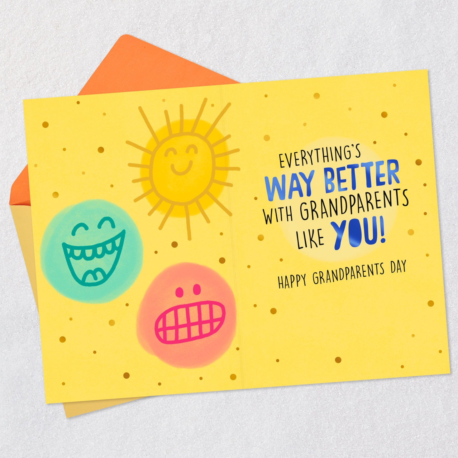 You Make Everything Way Better Grandparents Day Card From Kids for only USD 3.99 | Hallmark