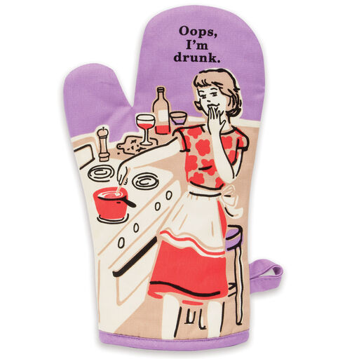 Blue Q Oops, I'm Drunk Oven Mitt, 