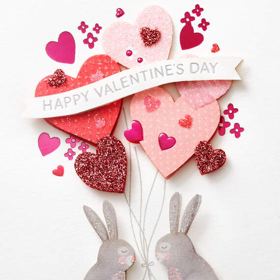 Somebunny Who's Loved Valentine's Day Card, , large image number 4