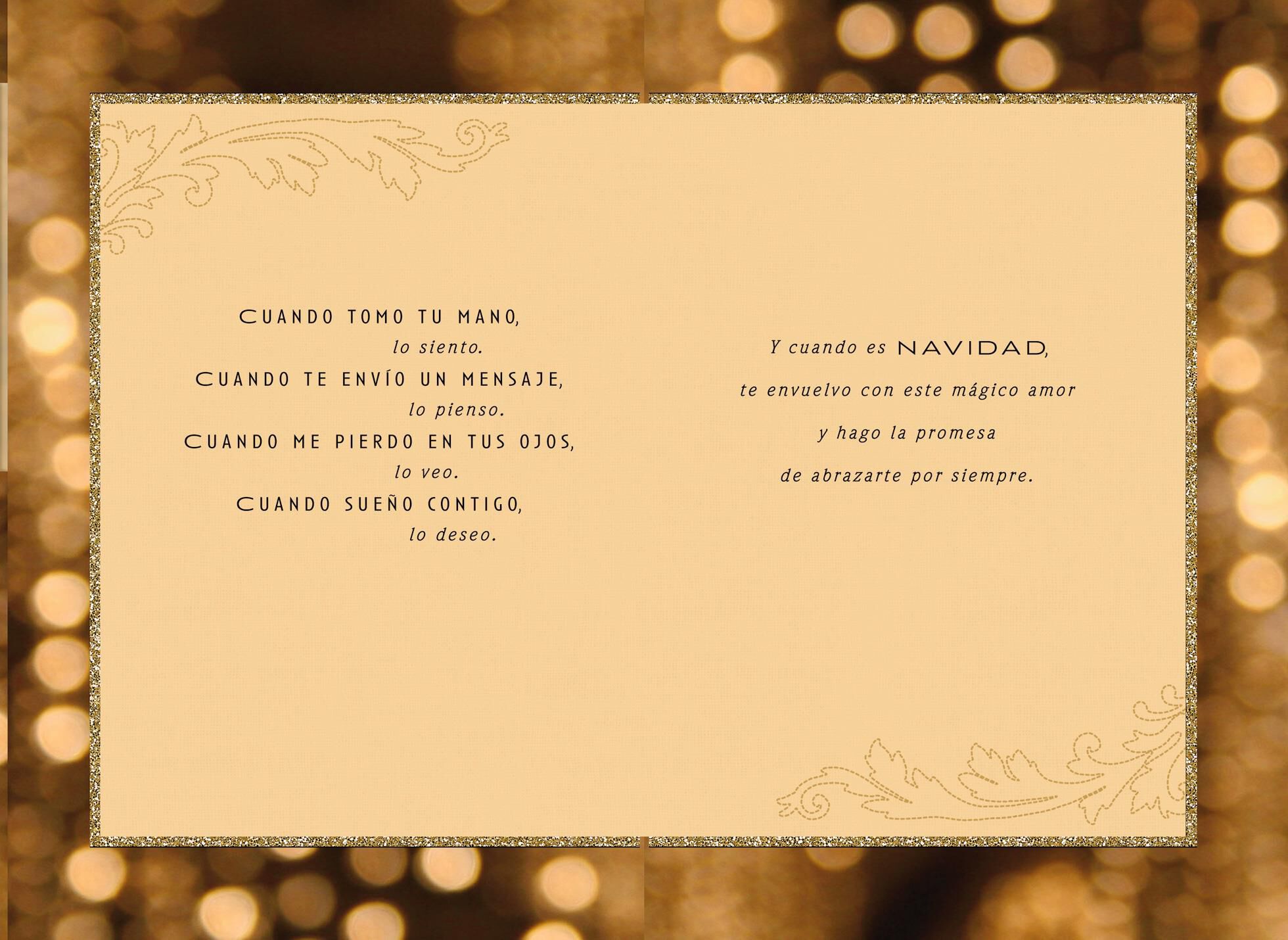 Beautiful Love Spanish-Language Christmas Card