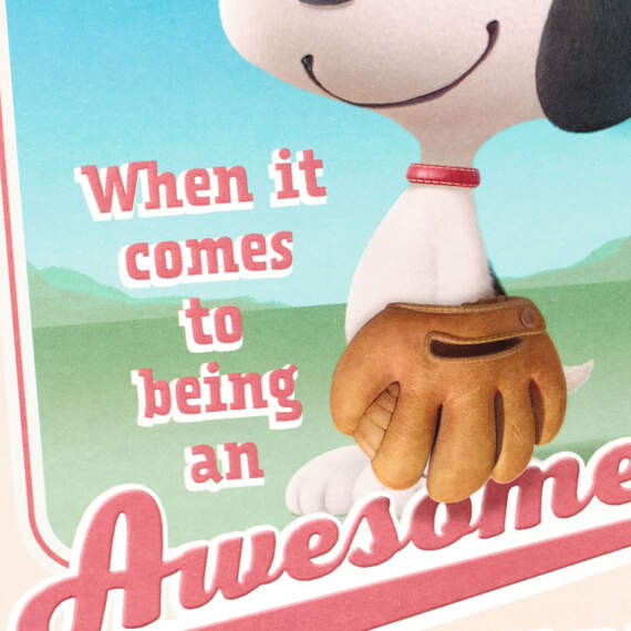 Peanuts® Snoopy Awesome Grandpa Pop-Up Father's Day Card, , large image number 4