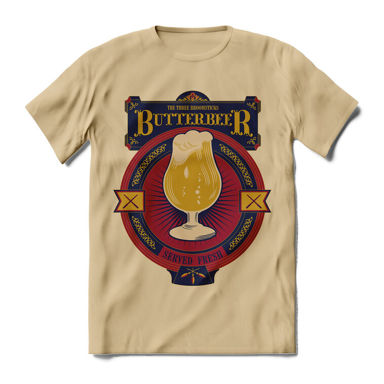 Brief Insanity Harry Potter Butterbeer Tan T-Shirt