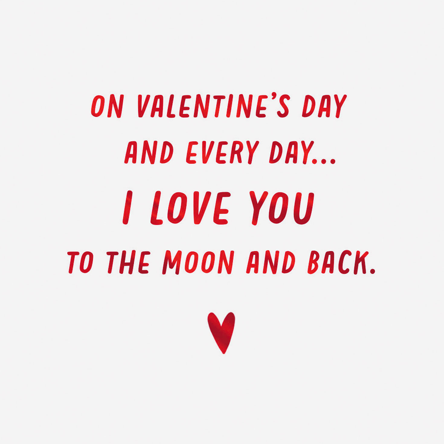 Astronauts Romantic Valentine's Gift Card Greeting sentiment image number 2