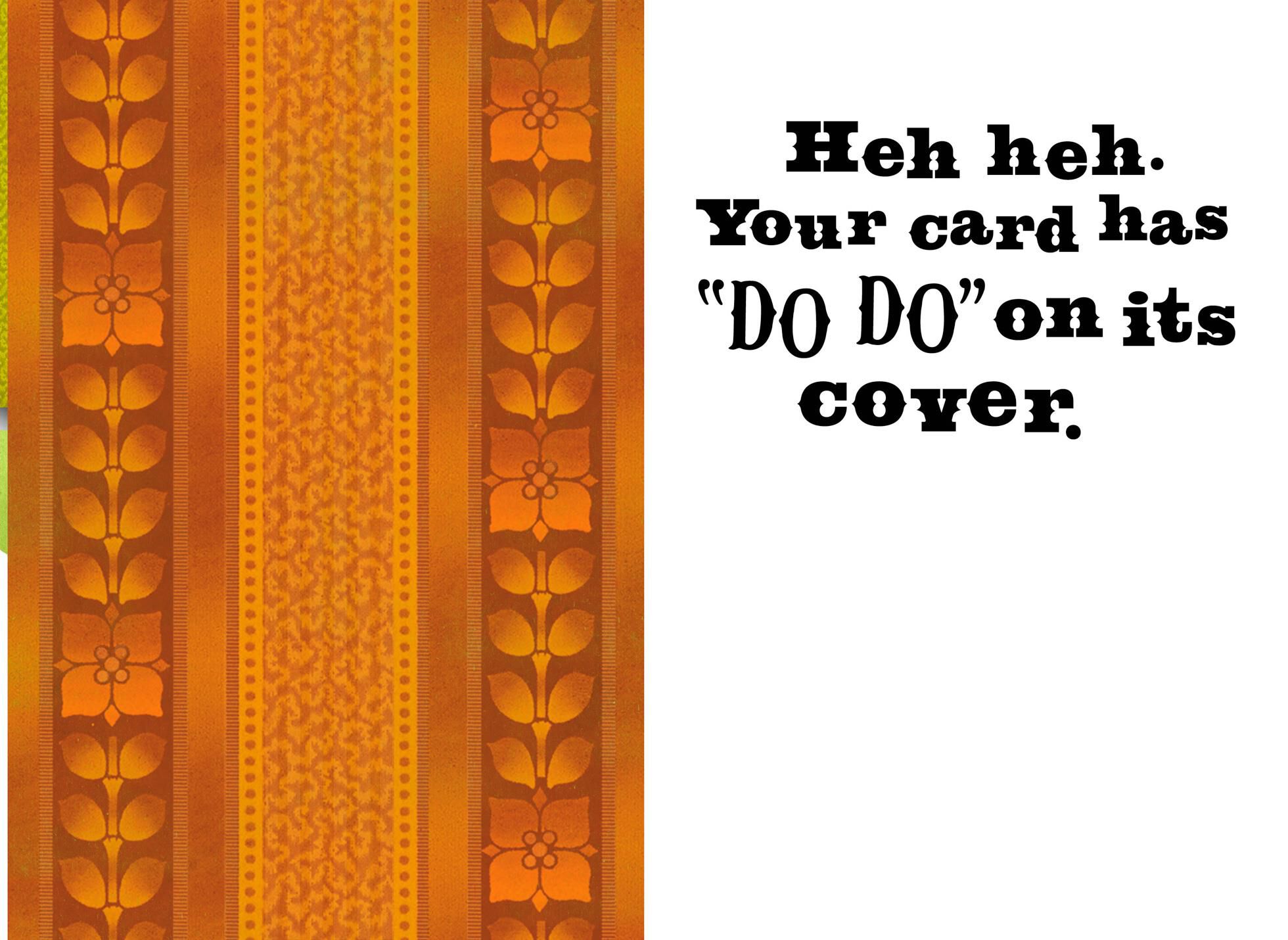 Do Do Funny Birthday Card