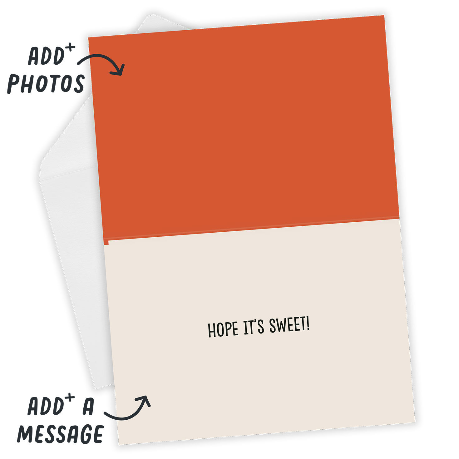 Bold Stripes Trick or Treat Custom Halloween Card, , large image number 4