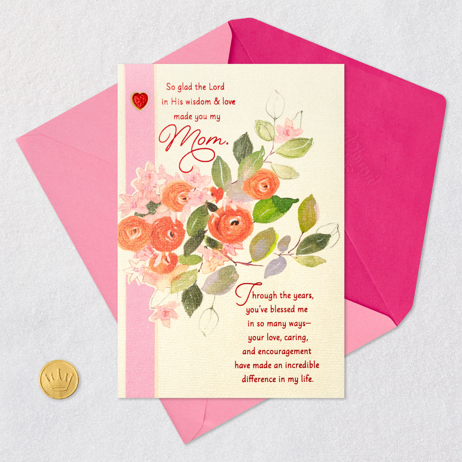 So Glad You're My Mom Religious Birthday Card for Mother, , large image number 6