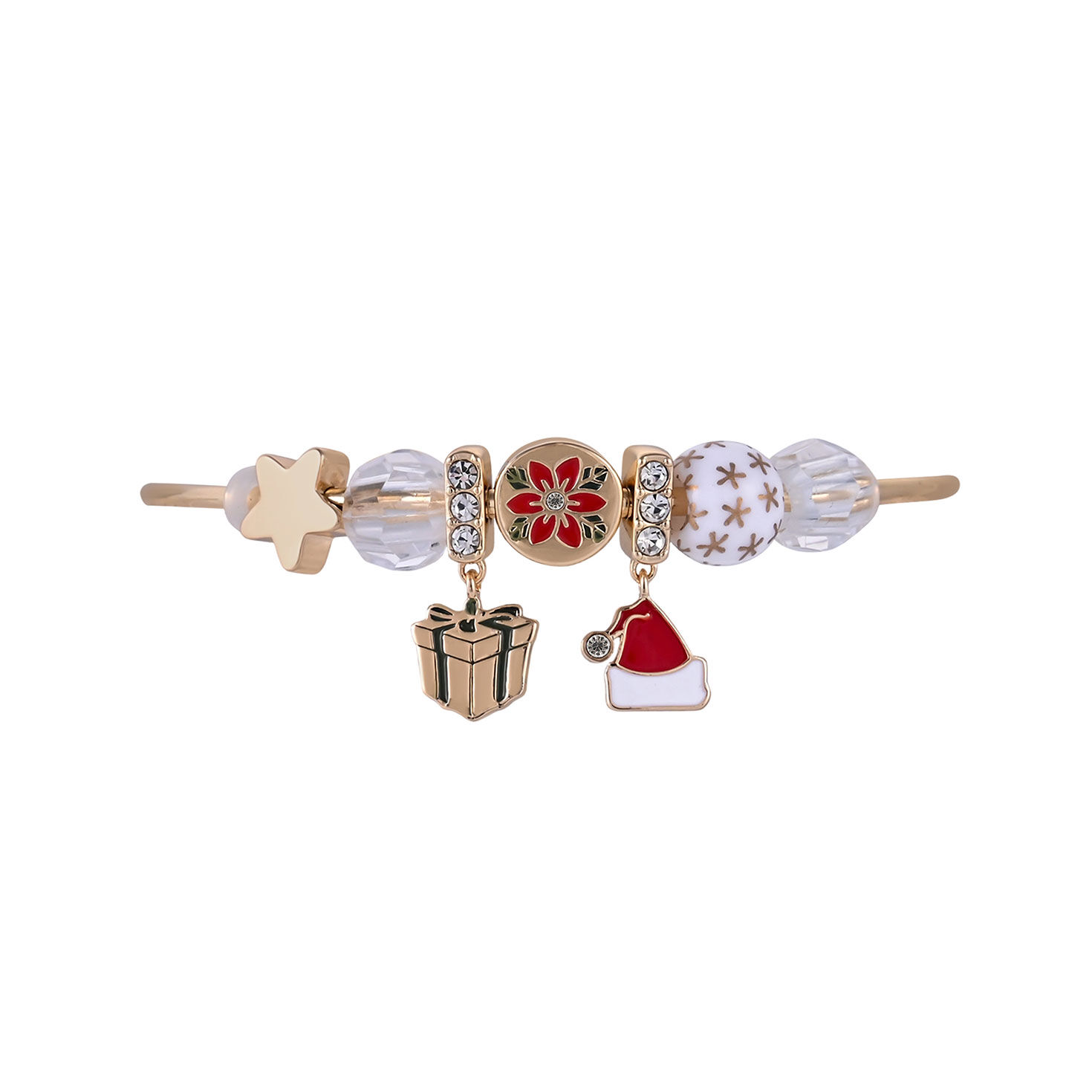 Christmas Charm Bangle Bracelet front image number 3