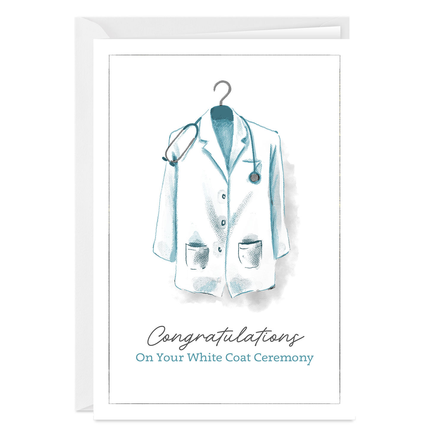 White Coat Ceremony Custom Congratulations Card