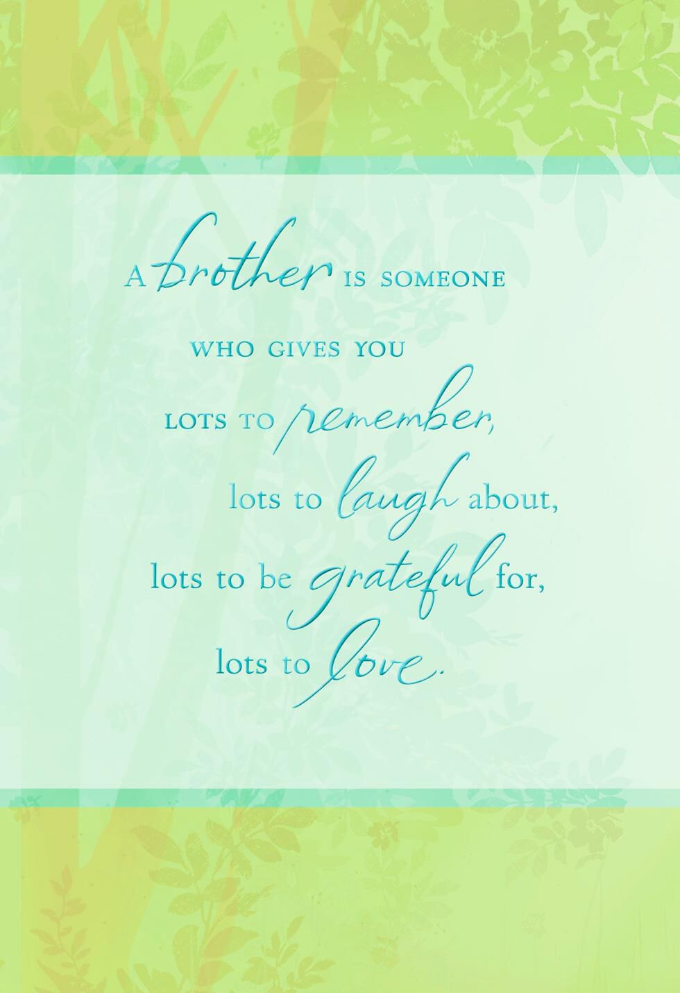 Wonderful Brother Easter Card