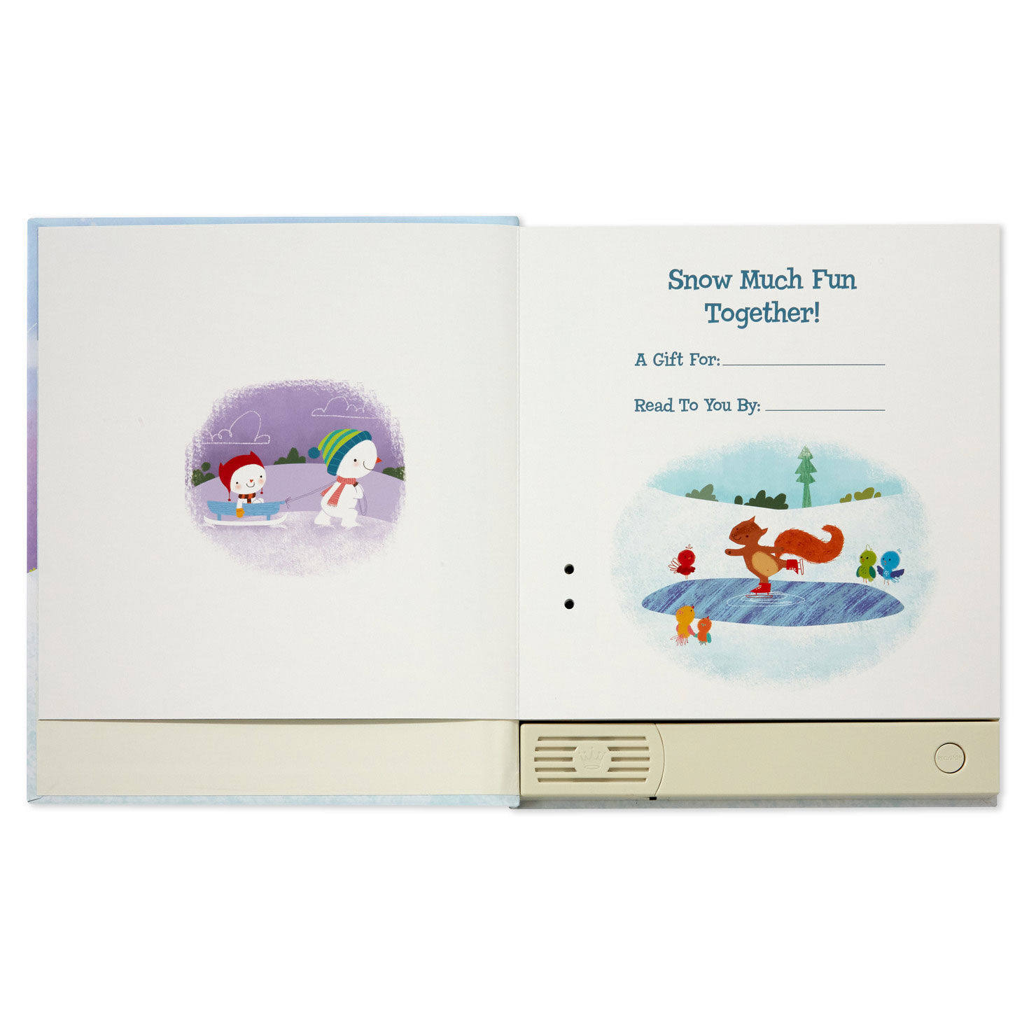 Snow Much Fun Together! Recordable Storybook open spread image number 3