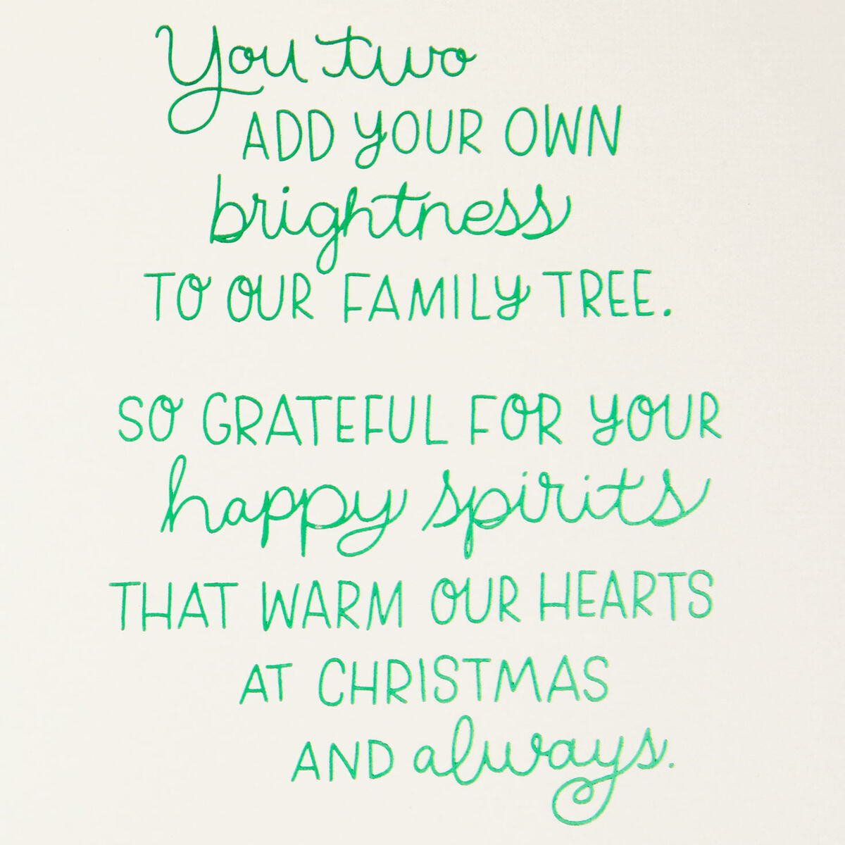 You Warm Our Hearts Christmas Card for Son and Daughter-in-Law - Greeting Cards - Hallmark