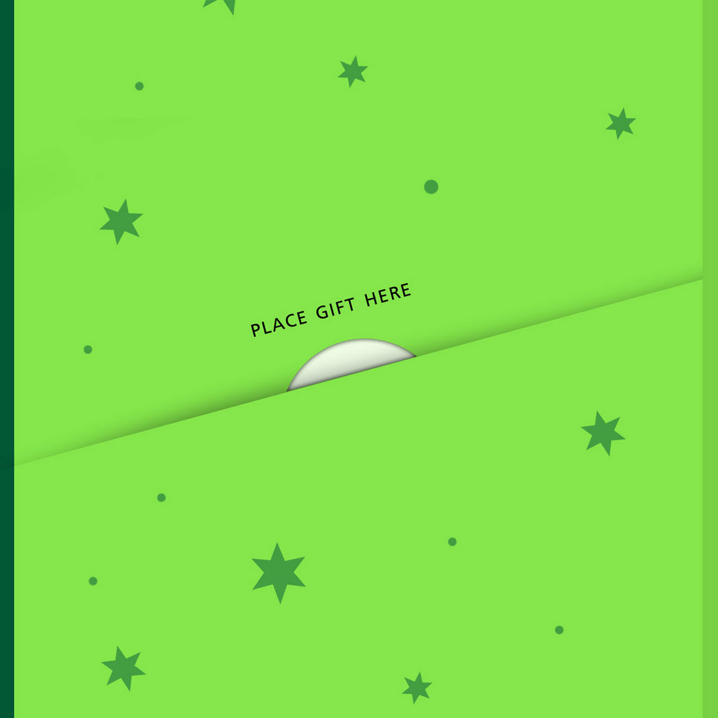 Red, Green and Gold Christmas Gift Card Holder sentiment image number 3