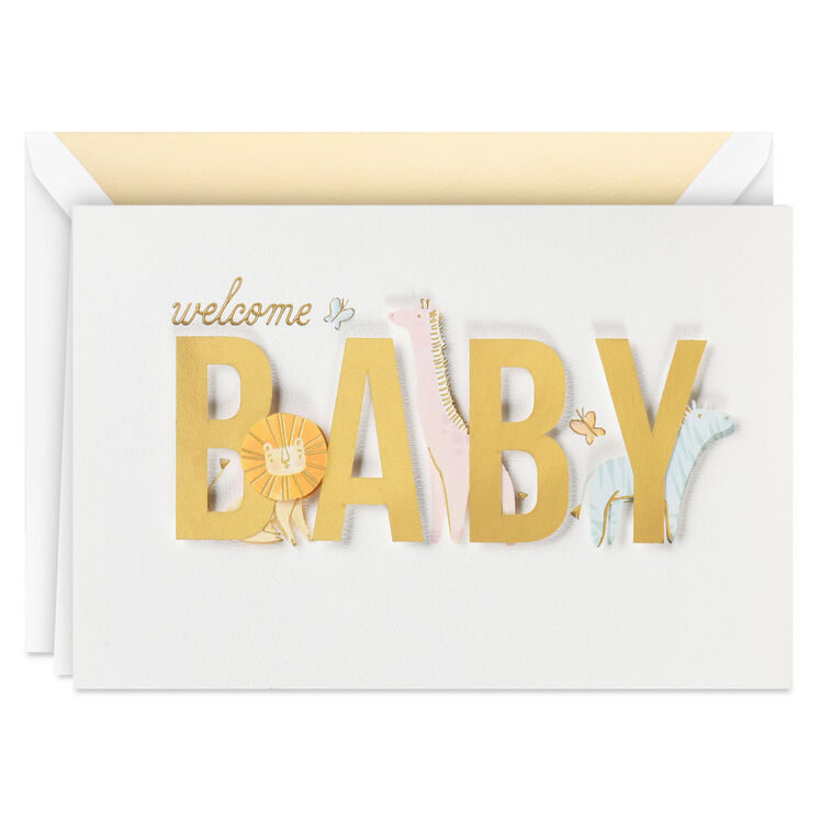 So Much Love New Baby Card
