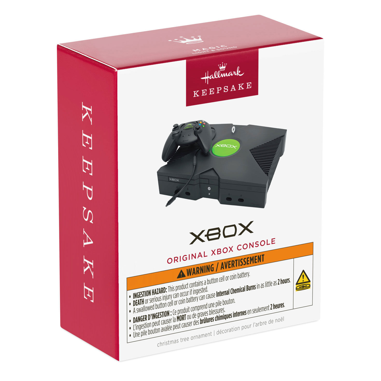 Original XBOX Console Keepsake Ornament package front image number 7