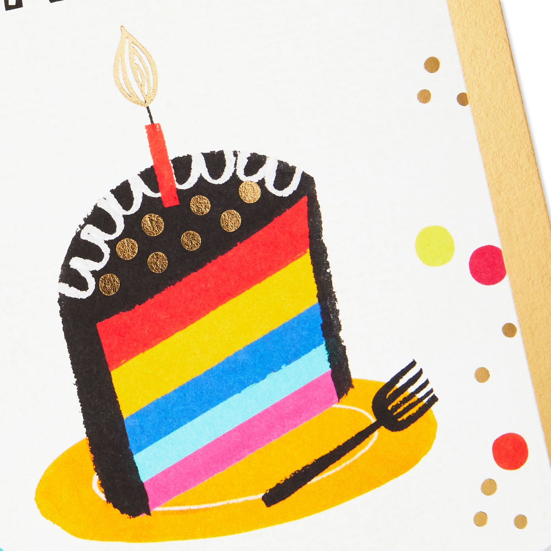 Rainbow Cake Half Birthday Card - Greeting Cards - Hallmark