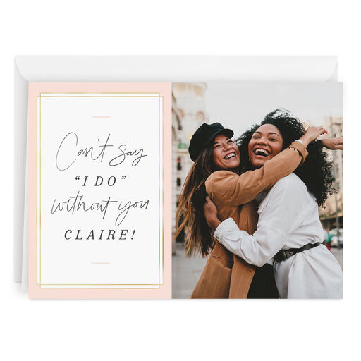 Personalized Be a Part of the Celebration Photo Card, 