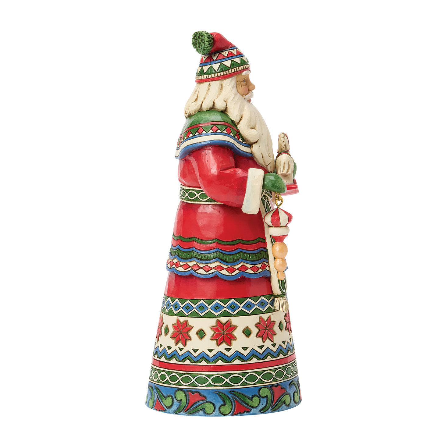 Nordic Santa With Rocking Horse Toy Jim Shore Statue side image number 4