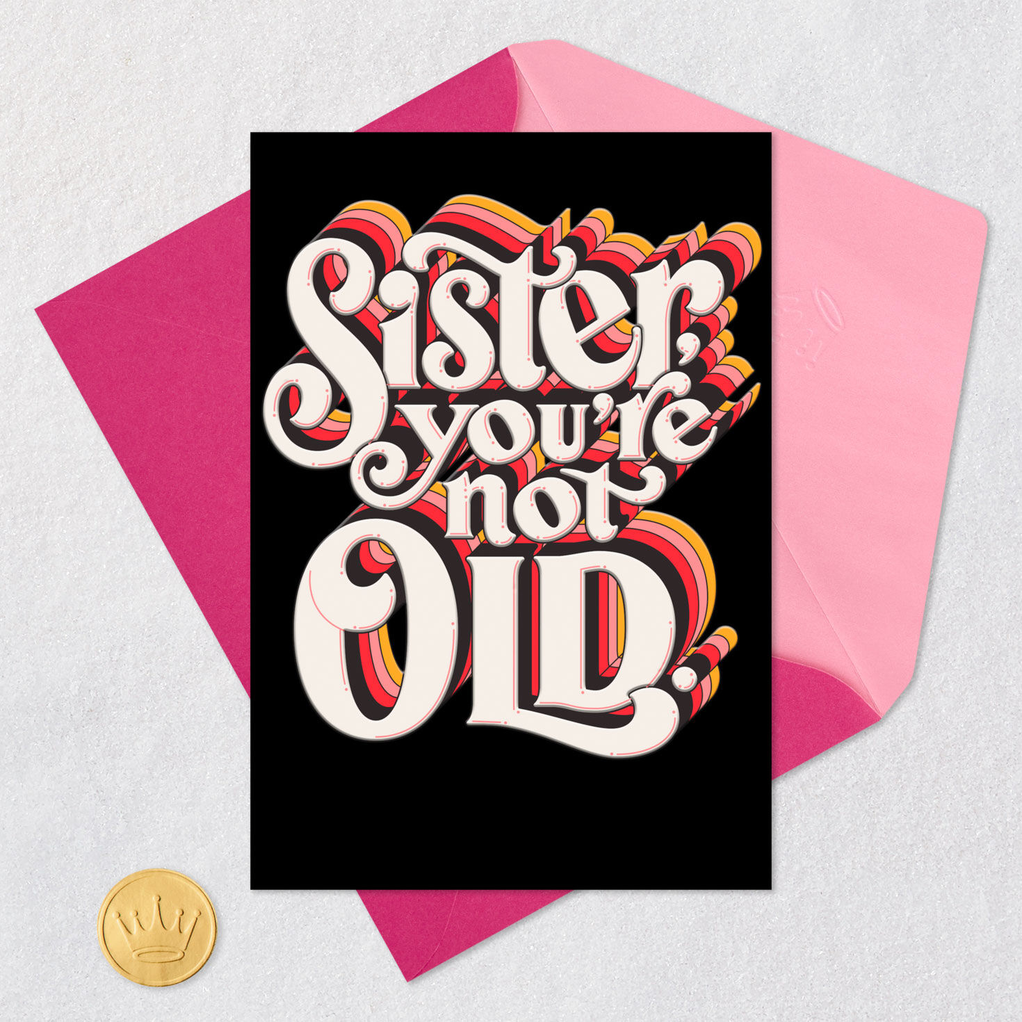 You're a Classic Funny Birthday Card for Sister, , large image number 5