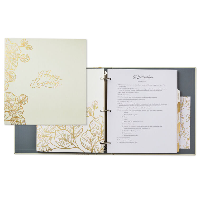 A Happy Beginning Wedding Planner 3-Ring Binder, , large image number 2