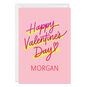 Modern Happy Custom Valentine's Day Card, , large image number 1