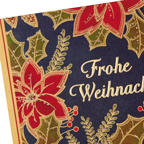 Festive Holiday Wishes German-Language Christmas Card, , large image number 4