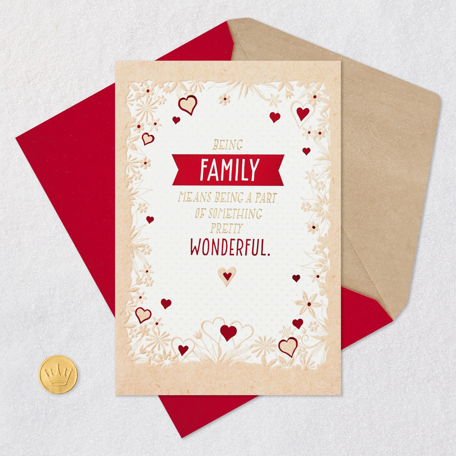 It's Great Being Family With You Sweetest Day Card for only USD 3.99 | Hallmark