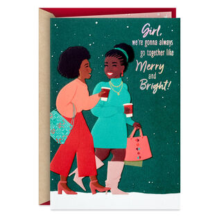 Your Friendship Is a Fabulous Gift Christmas Card for Her