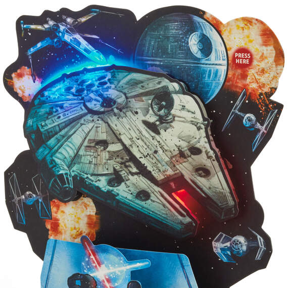 Star Wars™ Galaxy Musical 3D Pop-Up Birthday Card With Light, , large image number 5