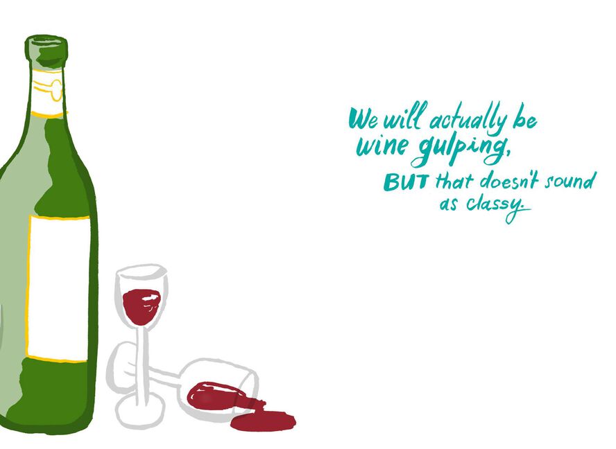 let s go wine tasting funny birthday card greeting cards hallmark