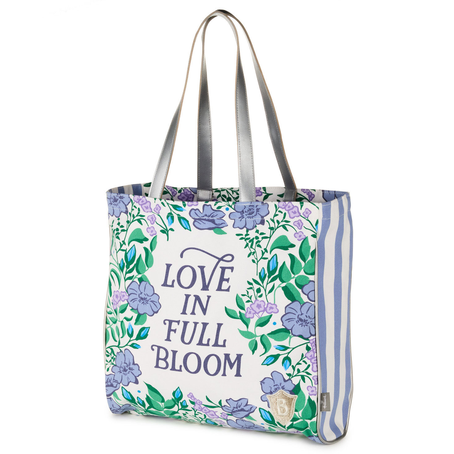 Bridgerton Love in Full Bloom Floral Tote Bag side image number 3