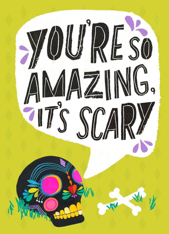 You're Scary Amazing Halloween Card