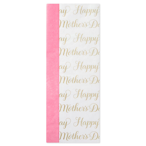 Pink and Lettering 2-Pack Tissue Paper, 6 sheets, 