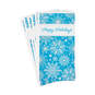 Silver Snowflakes on Blue Money Holder Holiday Cards, Pack of 6, , large image number 1