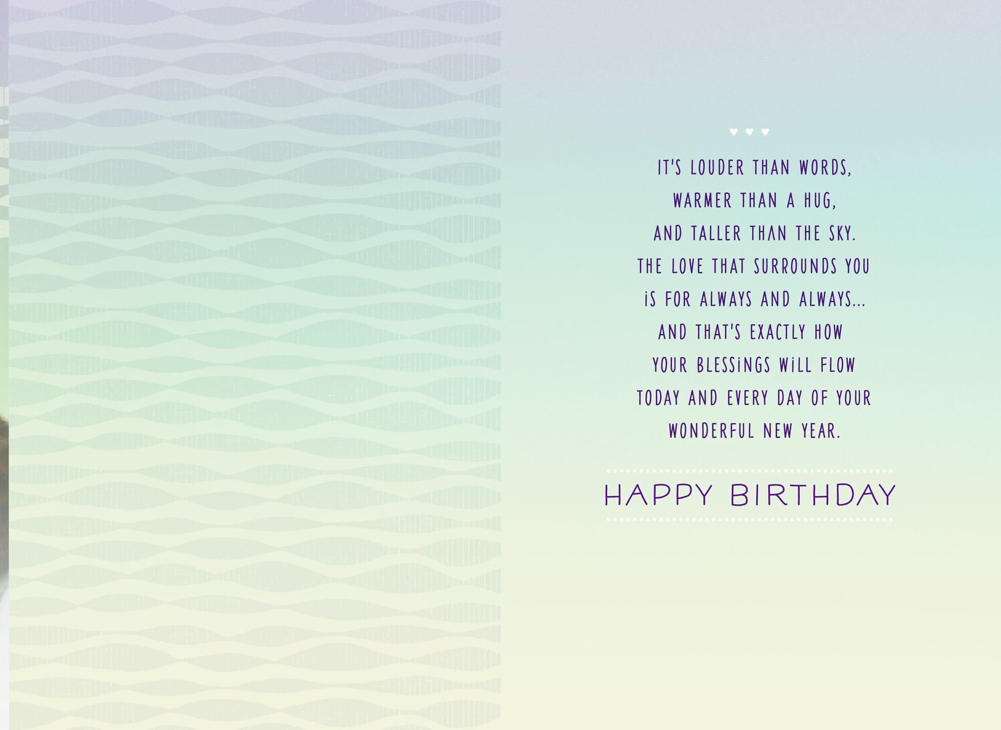 Family Love Surrounds You Birthday Card