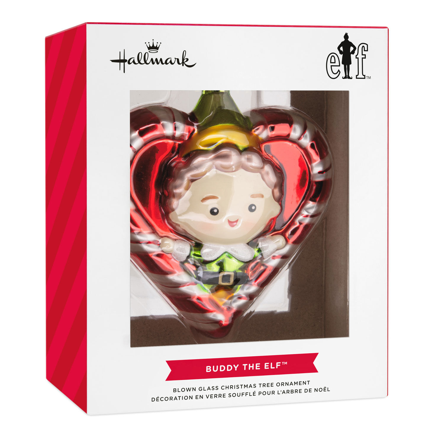 Buddy in Candy Cane Wreath Christmas Ornament  image number 7