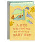 Cute Dinosaurs New Baby Boy Card Card Front image number 1