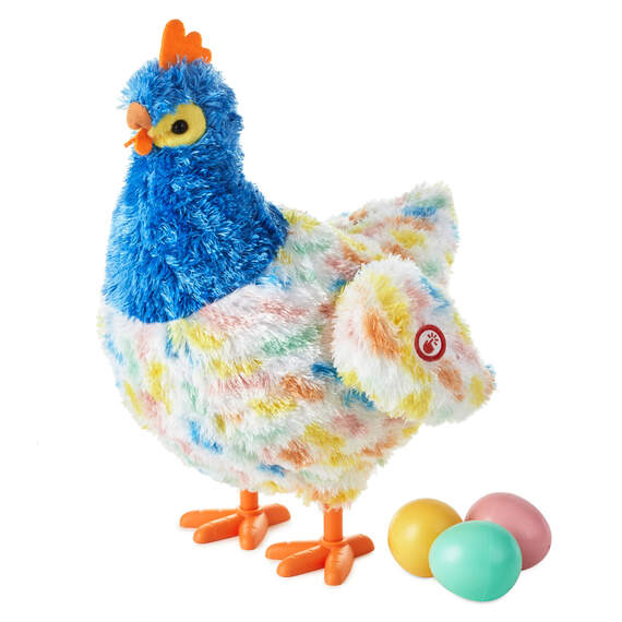 Rockin' Springtime Egg-Laying Hen Singing Stuffed Animal With Motion, 12", , large image number 5