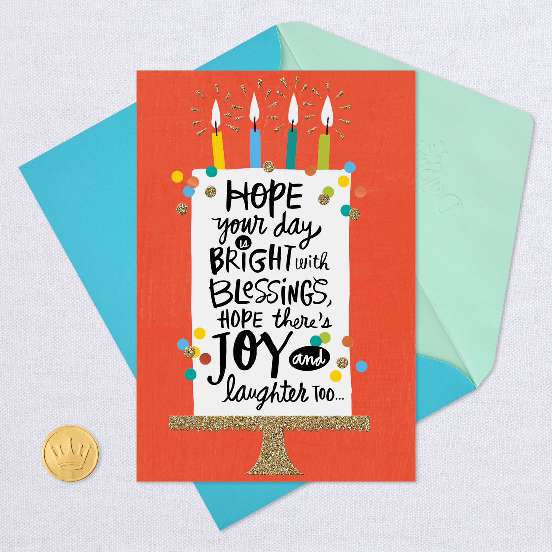 Cake With Candles Religious Birthday Card Greeting Cards Hallmark
