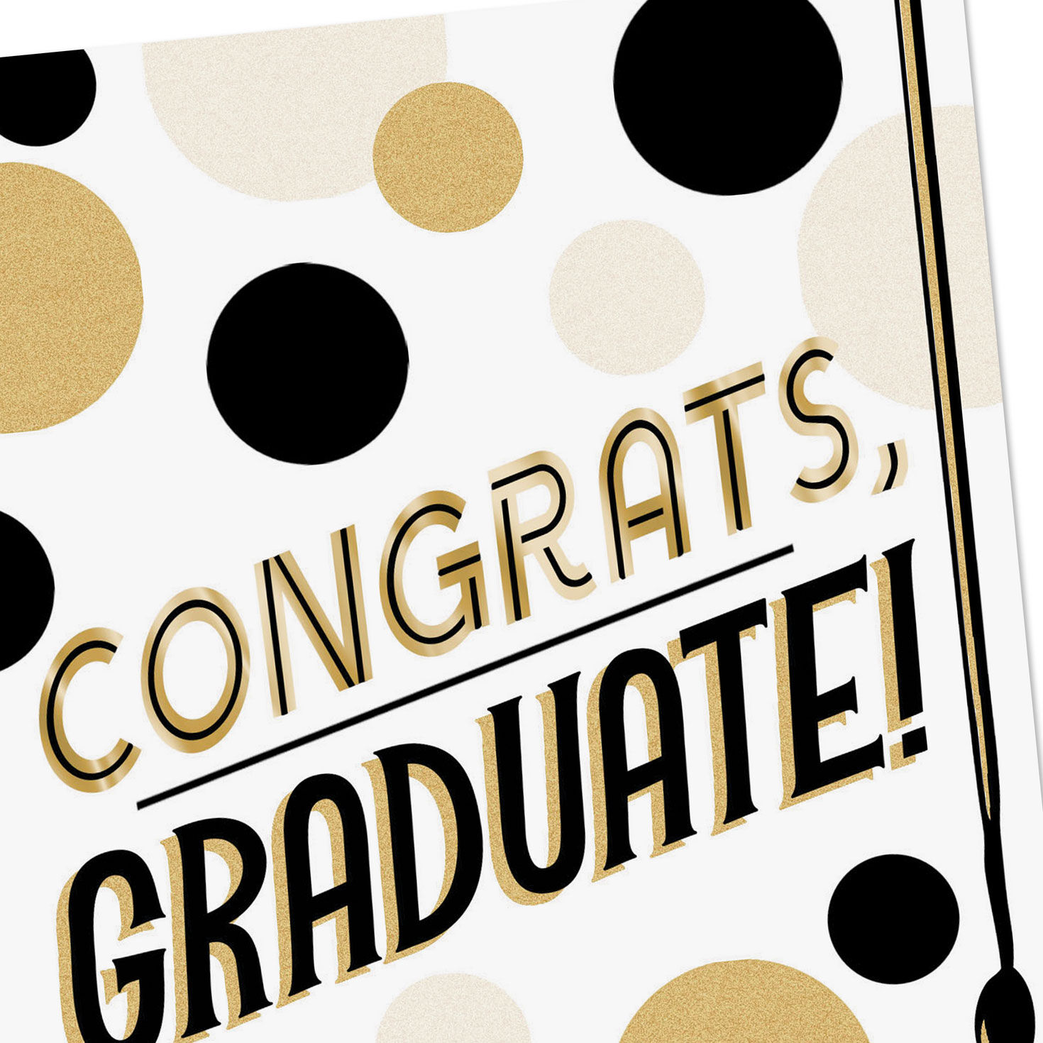 Tassel and Polka Dots Graduation Gift Card Holder  image number 5