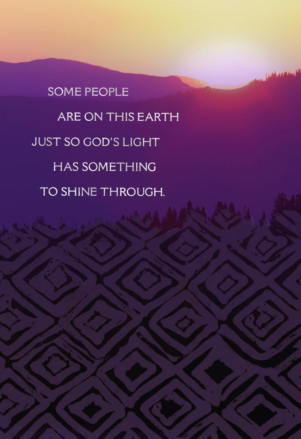 God's Light Religious Father's Day Card