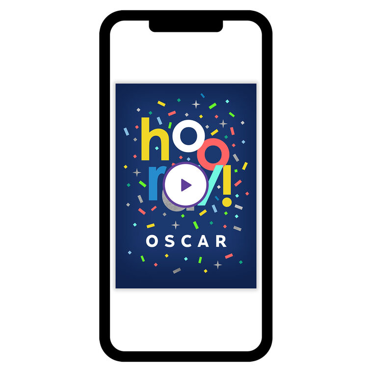 Personalized Hooray & Confetti Celebration Card  image number 1