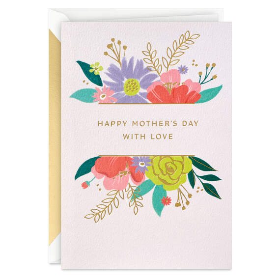 Happy Mother's Day With Love Mother's Day Card, , large image number 1