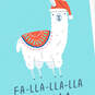 Llama in Santa Hat Funny Christmas Card, , large image number 4