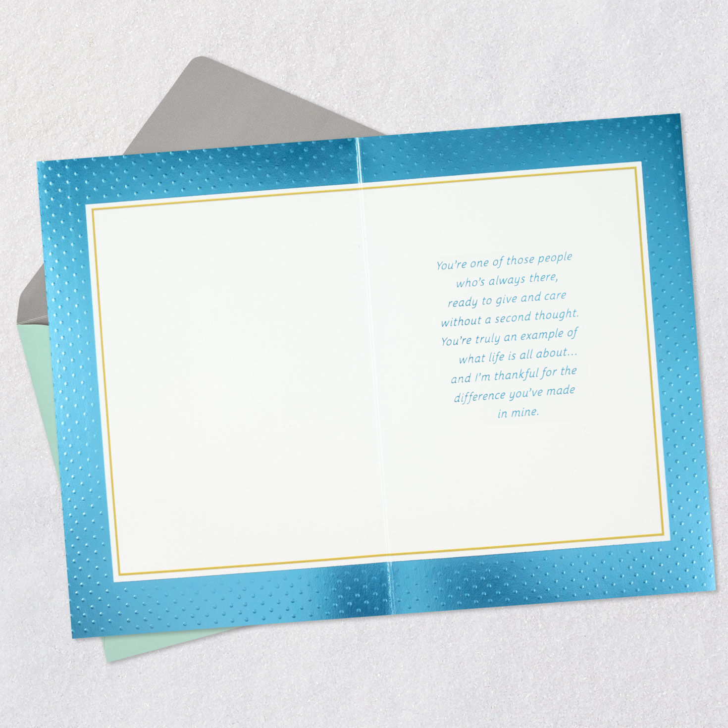 Floral Banner Mother's Day Card Open card with envelope image number 3